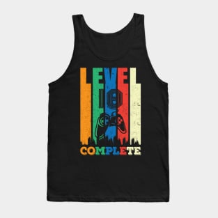 18th Birthday Level 18 Complete Gamer Gift Tank Top